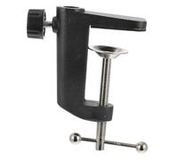 VICASKY Multifunctional Cantilever Clamp Bracket Base Desk Table Mount Mic Stand Holder Black for Microphone Setup