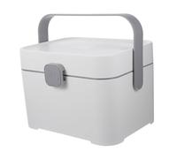 VICASKY Multilayer Portable Medicine Storage Box Large Capacity PP Organizer for Home and Travel Cosmetic and Household Storage Case with Easy-Carry Handle Multipurpose Pill and Item