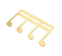 VICASKY Music Book Clips Metal Piano Sheet Music Holders Elegant Page Holder for Musicians for Students and Teachers Musical Instrument Accessory Golden