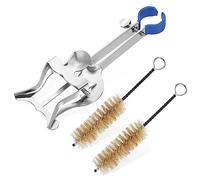 VICASKY Music Stand Clamp for Trumpet Metal Marching Music Holder Cleaning Brush