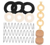 VICASKY Musical Instrument Repair Tools for Trumpet Accessories Valve System Replacement Parts Felt Washer and Spring Kit for Diy Instrument Maintenance