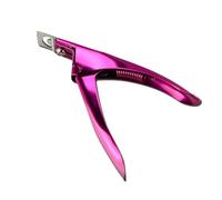 VICASKY Nail Clipper Stainless Steel for Acrylic False Nails , Quick Shaping 2Pcs U Shape Manicure Tool Easy Trimming for Home DIY for Natural