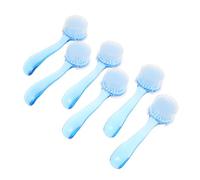 VICASKY Nail Dust Brushes 6Pcs with Head Lightweight Manicure Cleaning Tools for Salon, Home, Trip and Other Uses