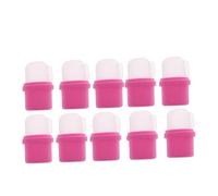 VICASKY Nail Soaker Covers 10pcs Silicone Nail Polish Removers Manicure Tools for Home Use and Professional