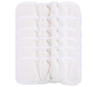 VICASKY Nappy Inserts Reusable, Bamboo Fiber Diaper Liner for Cloth Nappies, Highly Absorbent, Washable and Breathable, 6pcs Baby Diaper Inserts for Changing Pad