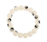 VICASKY Natural Bodhi Root Bracelet for Yoga and Prayer Beads Bracelet Routines with 18 Beads, Carved Buddhist Prayer Beads, Smooth Artisan Finish, Unisex Design