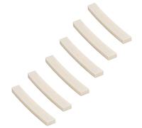 VICASKY Natural Bone Guitar Nut for Electric Guitar and Bass 6-Piece Replacement String Nut Set Precision Fit for Enhanced Sound Quality