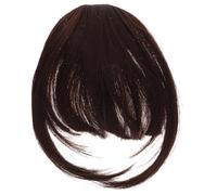 VICASKY Natural Clip Bang Hairpiece with Sideburns Chemical Fiber Fake Hair Extension for Women Smooth Easy to Style Adds Volume and Covers High Hairline