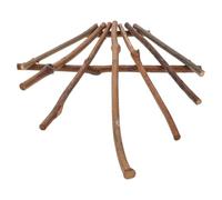 VICASKY Natural Finger-shaped Wood Branch Photo Prop, 30x25cm Rattan Frame Wooden Twig for Kindergarten Party Decor and DIY Craft Accessories