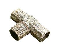 VICASKY Natural Hamster Nest House Made From Grass Material Cozy Sleeping and Playing Shelter for Small Pets Including Hamsters Gerbils and Rats Safe and Pet Mice Hut