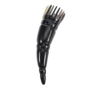 VICASKY Natural Ox Horn Scalp Massage Comb for Shampoo and Hair Growth Static Wide Tooth Brush with Multi Functional Acupoint Stimulation Natural Material for Gentle Head Relaxation and