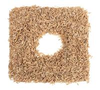 VICASKY Natural Rice Hull Chicken Bedding 1.5kg Set - Eco-friendly Coop Nesting Material for Poultry Habitat, Small Bird Bedding, and Garden Mulch in Hen Houses