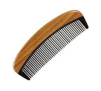 VICASKY Natural Sandalwood Horn Combs for Women Portable Hair Smoothing Comb with Fine Teeth Design Comfortable Scalp Massage for Self Use and