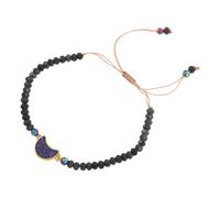 VICASKY Natural Stone Rope Bracelet with Wheel Beads Adjustable Woven | Braided Rope Band, Minimalist Everyday Style, Mix and Match Accessory, Gift Giving, for Teens and Stackers