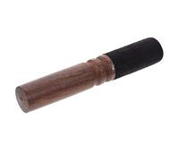 VICASKY Nepalese Handmade Small Wooden Mallet 13cm Sandalwood Singing Bowl Stick with Leather Head for Meditation Sound Therapy and Yoga Accessories