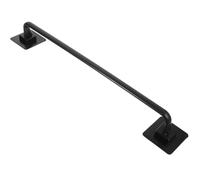 VICASKY No-Drill 45Cm Black Extended Towel Bar Wall Mounted Rack for Bathroom and Kitchen Removable Bath Towel Holder with Storage for and Cloths