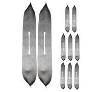 VICASKY Non Slip Hanger Covers Protective Sleeves 10pcs Black Sponge for Clothes Hangers Scratch Resistant Maintains Shoulder Shape for Suits Dresses Sweaters