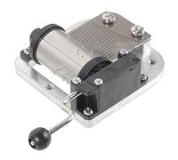 VICASKY Note Hand Crank Music Box Movement DIY Replacement Mechanism Metal Musical Box Fitting for Custom and Repair Accessories