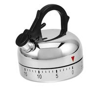 VICASKY Novelty Kettle Shaped Mechanical Kitchen Timer Countdown for Cooking Studying and Brewing Soup and Timer for Versatile Kitchen and Classroom Use