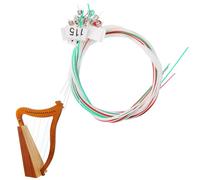 VICASKY Nylon Lyre Strings Kit 15 Strings, Practical and Not Easy to Break Harp Accessory, Musical Instrument Parts for Classical Lyre Players and Learners