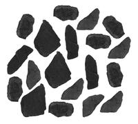 VICASKY of Black Bamboo Charcoal Particles 500g 1 Bag for Water Purifying and Improving Filtration Efficiency Reusable Charcoal for Plants and Water Treatment in Garden and Pond