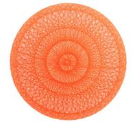 VICASKY Orange Decorative Globe Lampshade Replacement with G9 Thread, Plastic Round Ball Shape, Easy Adjustment and Maintenance for Ceiling or Pendant Light