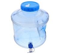 VICASKY Outdoor Water Jug with Tap Portable Plastic Water Container Food-Grade Wide Mouth Dispenser for Camping Hiking Emergency Sports Hydration
