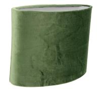 VICASKY Oval Lamp Shade for Floor and Table Lamps Modern Fabric Light Cover in Deep Green Softens Light with Warm Glow Suitable for Bulbs Decorative Replacement for Bedroom and Living Room