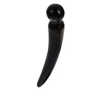 VICASKY Ox Horn Massage Stick for Muscle Pulling and Acupoint Therapy Compact Body and Foot Massager with Smooth Scraping Surface for Neck Shoulders Back Legs and Face Care