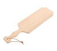 VICASKY Paddle Embellish and Creative DIY for Handicrafts Decor Unfinished Wooden Easy to Stain Unique Shape Beige Wooden Paddle for Painting and Hanging Ornament