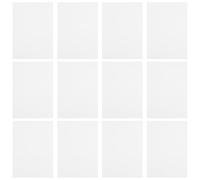 VICASKY Paper Surface White with 50pcs Cards Wedding Invitation Blank Multi-Function Paper Blanks for Business and School Use for Crafting and Writing