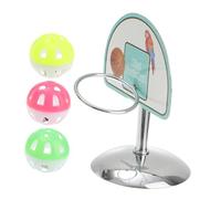 VICASKY Parrot Basketball for Birds Plastic Bite Plaything for Training and Exercise Relieves Boredom and Encourages Skill Learning with Bright Colors Random Color