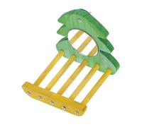VICASKY Parrot Mirror Stand Perch Easy to Install for Birds Versatile Birdcage Decoration with Self Observation Mirror for Parakeets Cockatiels and Lovebirds