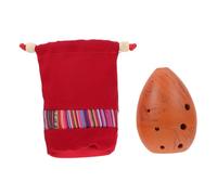 VICASKY Pear Shape Xun Pottery Wind Instrument Beginner Student Portable Musical Folk Instrument for Childrens Music Lessons