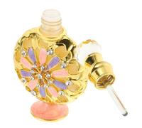 VICASKY Perfume Anointing Glass Cap Golden 30ml with Refillable Bottle Lightweight Portable Oil Dispenser and for Travel and Daily Use