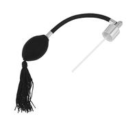 VICASKY Perfume Bottle Bulb Pump Sprayer Head 18mm Fine Mist Nozzle Black Silver for Glass Fragrance Container Portable Perfume Dispenser Pump Replacement