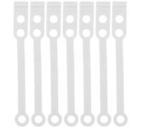 VICASKY Perm Rods Hair Rollers 10pcs Long Rubber Curling Rods for Women Cold Perm Styling Salon Hairdressing Accessories White