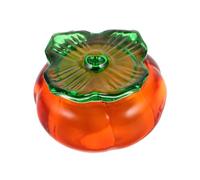 VICASKY Persimmon Nail Cup Glass Nail Art Dish for Manicure Dappen Dish Bowl for Painting