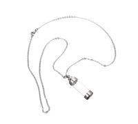 VICASKY Pet Hair Ash Necklace Durable Memorial Keepsake for Dogs Cats Unique Ashes Jewelry for Cherished Memories Elegant Ash Necklace for