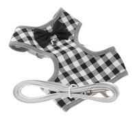 VICASKY Pet Rabbit Harness and Clothes Animal Costume with Unique Towing Rope Comfortable Lightweight Bunny Outfit for Easter Dress Up and Party Wear