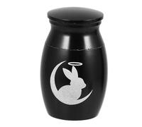 VICASKY Pet Rabbit Urn Small Metal Keepsake Urns for Pet Ashes Memorial Ashes Keepsake