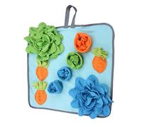 VICASKY Pet Sniffing Pad for Rabbit Foraging Mat Small Animals Sniffing Mat Interactive Rabbit Toy Hamster for Bunny Enrichment
