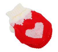 VICASKY Pet Sweater Knitted Warm Winter Clothes for Girl Dogs and Kittens for Christmas Outfits Valentine's Day Puppy Dress