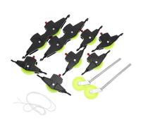 VICASKY Physics Pulley System Kit for Classroom Science, Mechanical Advantage Demonstration with Fixed Movable Pulleys, Rod Mounted Physics Experiment Set for Middle School Stem Learning