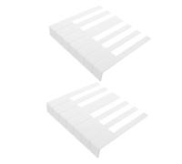 VICASKY Piano Key Replacement Cap Acrylic Material Piano Keytops 52 Pieces Set for Piano Supplies
