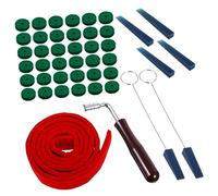 VICASKY Piano Keyboard Accessories Tuning Kit Wrench Mute Hammer Strip for Piano Maintenance