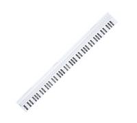VICASKY Piano Keyboard Practice Paper Key Standard White Portable Finger Simulation Guide for Learning at Home Studio