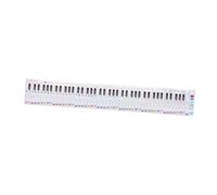 VICASKY Piano Practice Card 88 Keys Paper Keyboard Aid with Key Ratio Design Teaching Reference Table for Beginners and Students Portable Piano Learning Tool