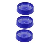 VICASKY Pigeon Nest Bowl Plastic Bird Egg Breeding Nesting Basin 3pcs Set for Racing Pigeons and Doves Bird Breeding Supplies