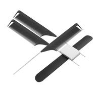 VICASKY Pin Holder Wristband with Metal Face for Hair Styling and Sewing Secure Bobby Pin Wrist Strap Bracelet Practical Cushion for Tailors and Stylists Black Salon Comb
